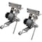 Buyers Products 1-1/2 Inch x 7 Foot Stainless Steel Ladder Rack Ratchet Tie Down Angle Mount with Double J Hooks 5480006 - alternate 5